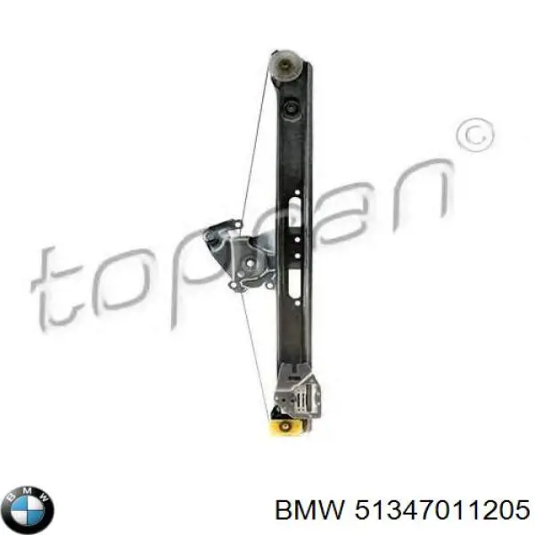 Стеклоподъемник задней левой двери BMW 51347011205 цена, от 12.67 USD