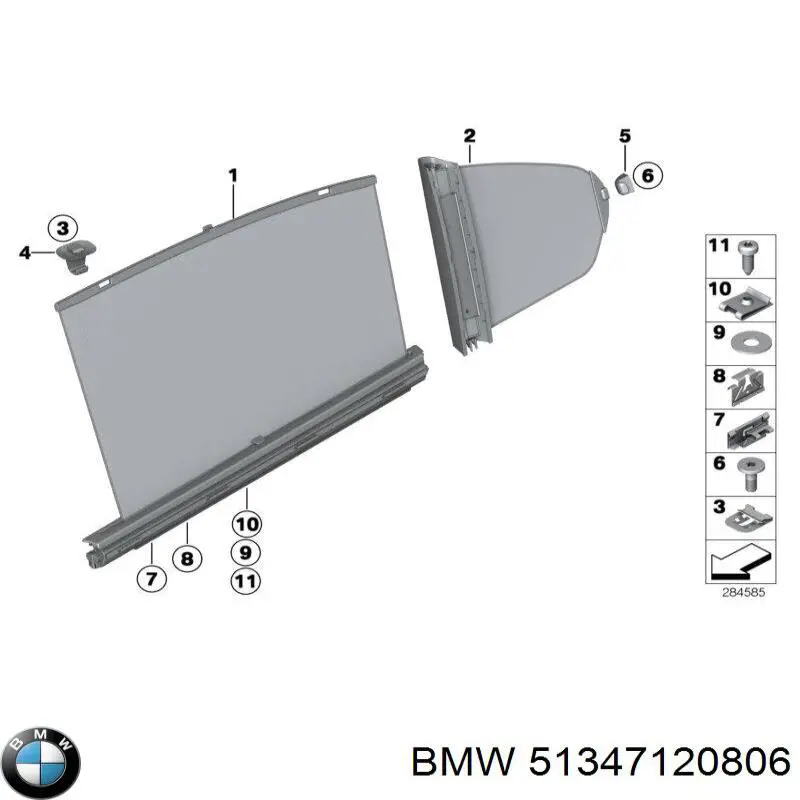 51347120806 BMW Хомут глушителя задний