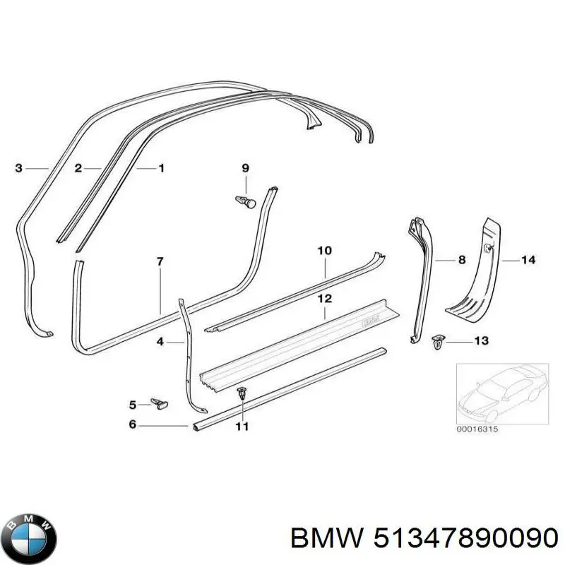  51347890090 BMW