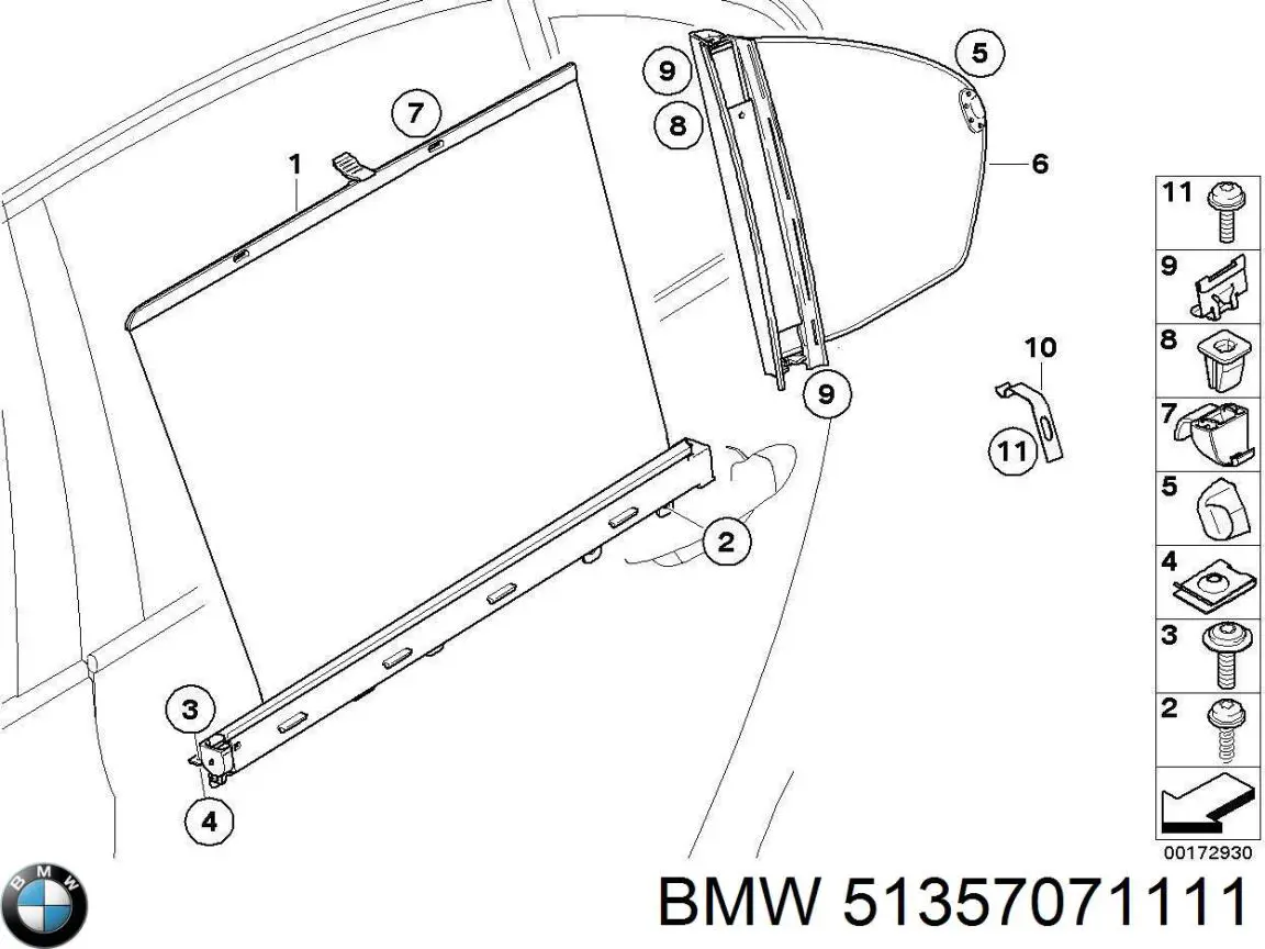 Купить 51357071111 BMW 