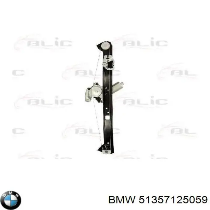 Механизм стеклоподъемника двери задней левой 51357125059 BMW