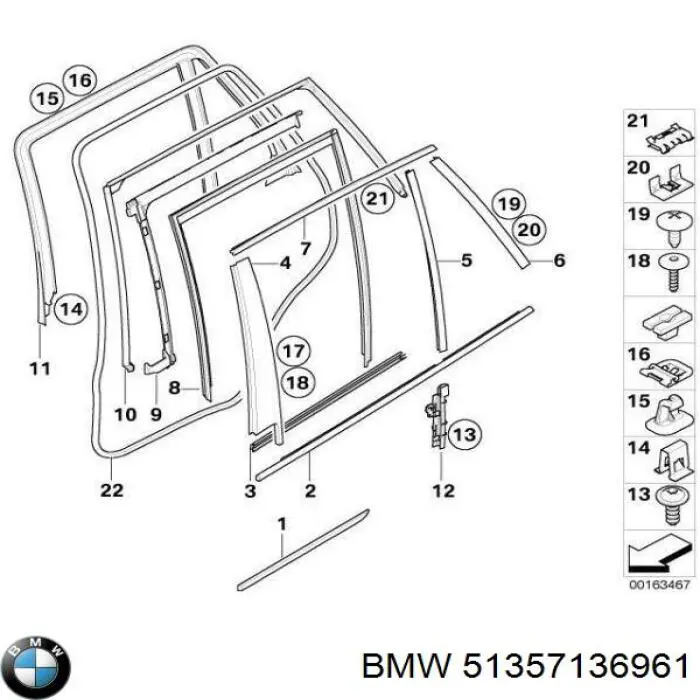 BMW 51357136961 цена, от 11.40 USD