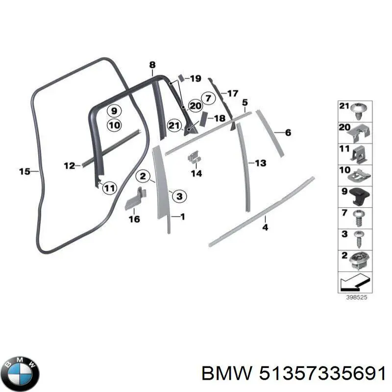 51357335691 BMW 