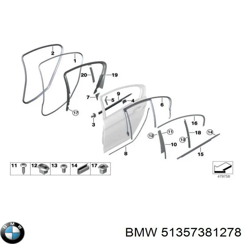  BMW 51357381282 цена, от 24.07 USD