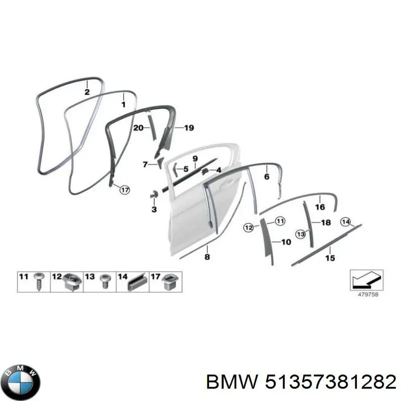 51357381282 BMW 