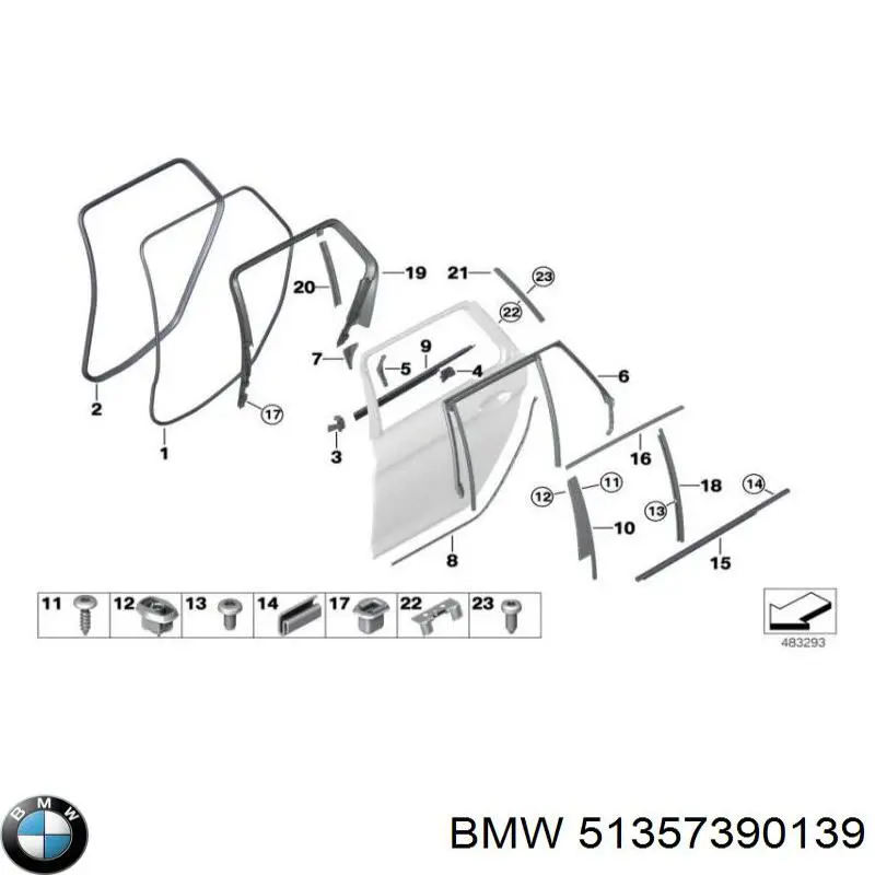  BMW 51357390139 цена, от 7.39 USD