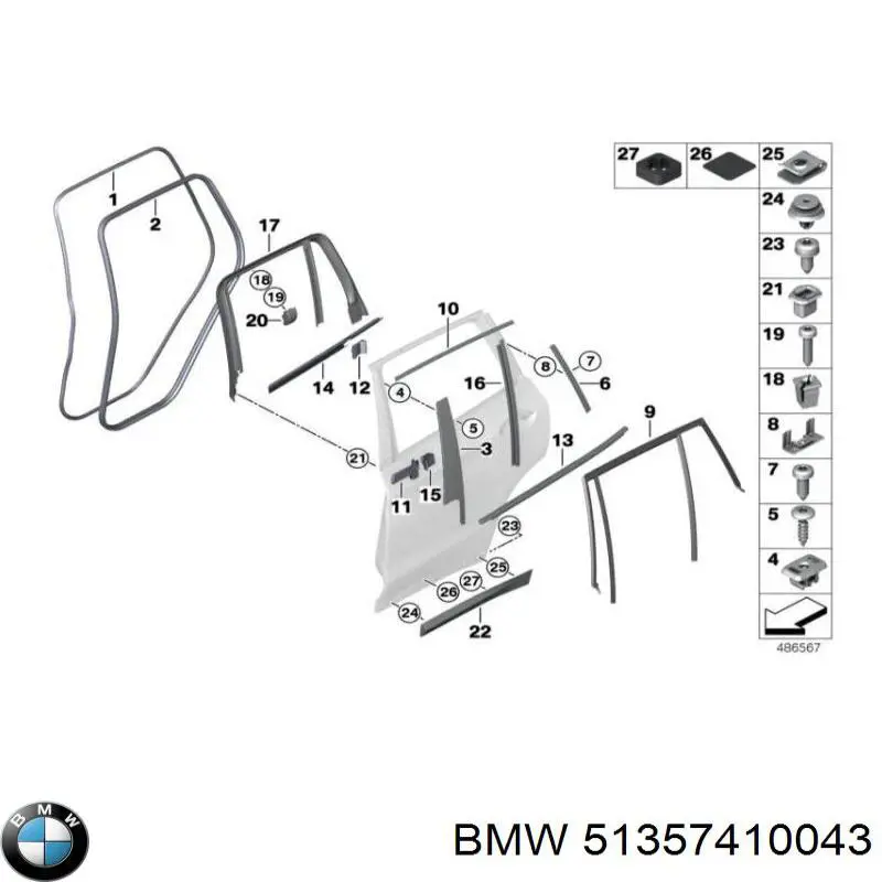  51357410043 BMW