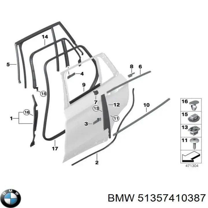 51357410387 BMW 