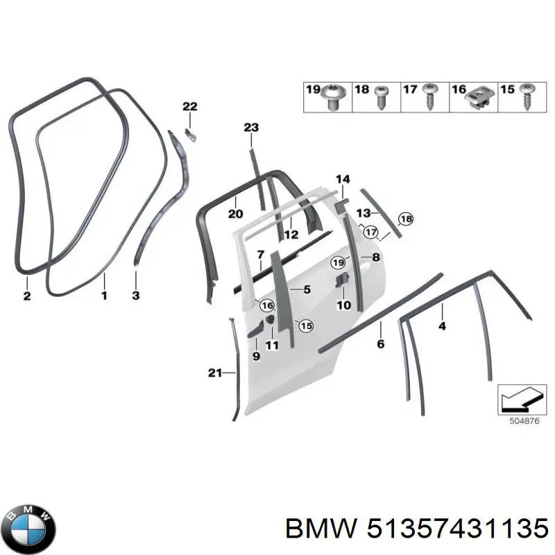 51357431135 BMW 
