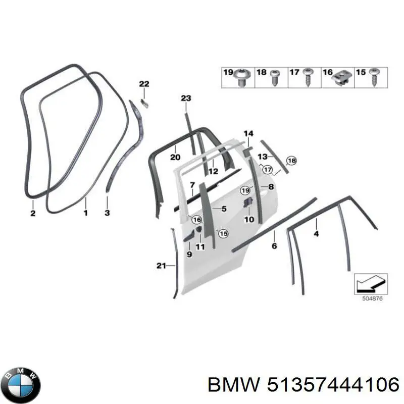  BMW 51357444106 цена, от 164.70 USD