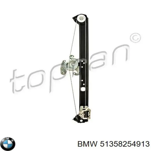 Механизм стеклоподъемника двери задней левой 51358254913 BMW