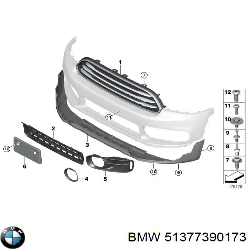  BMW 51377390173 цена, от 88.54 USD