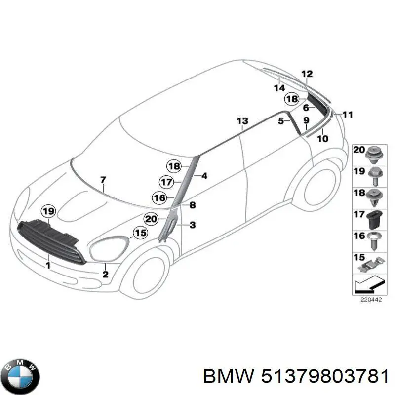 51379803781 BMW 