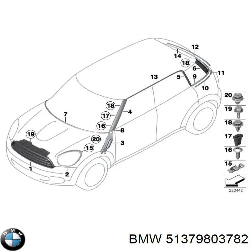  BMW 51379810472 цена, от 21.59 USD