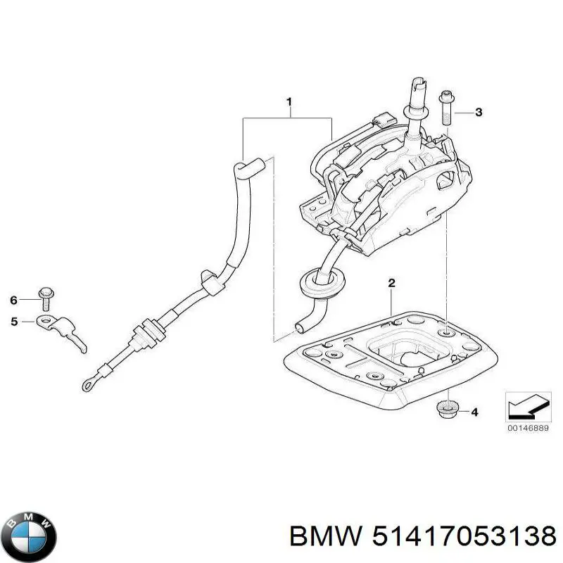 Гайка крепления приемной трубы глушителя (штанов) BMW 51417053138 цена, от 1.25 USD