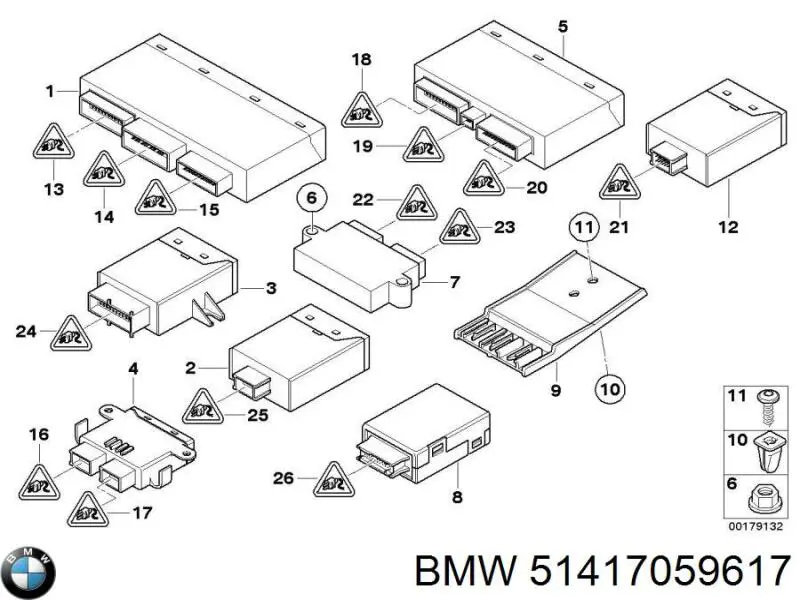  51417059617 BMW