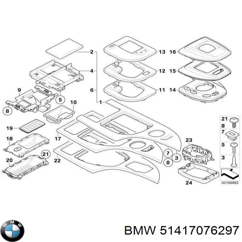  BMW 51417076297 цена, от 143.90 USD