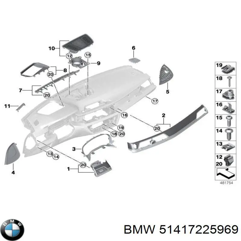  BMW 51417225969 цена, от 79.24 USD