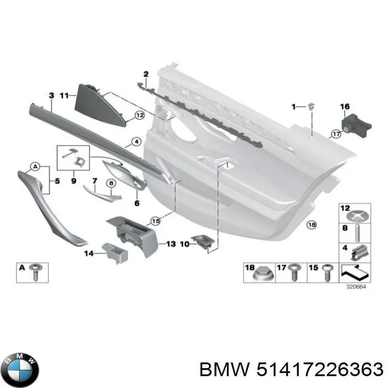  BMW 51417226363 цена, от 5.65 USD