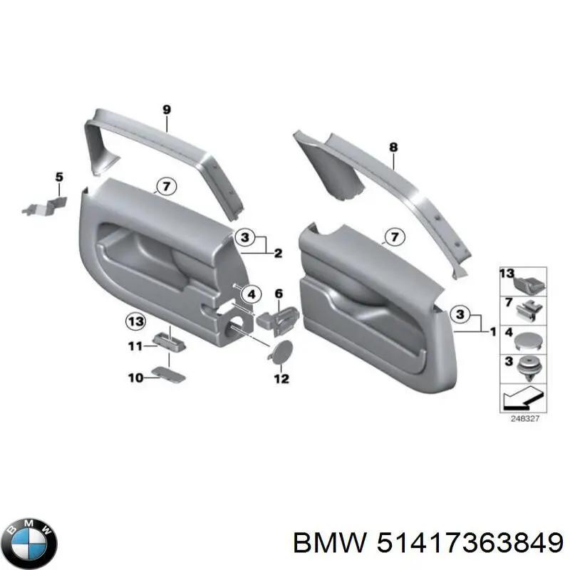  BMW 51417363849 цена, от 9.10 USD