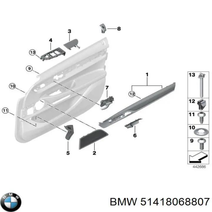 51418068807 BMW 