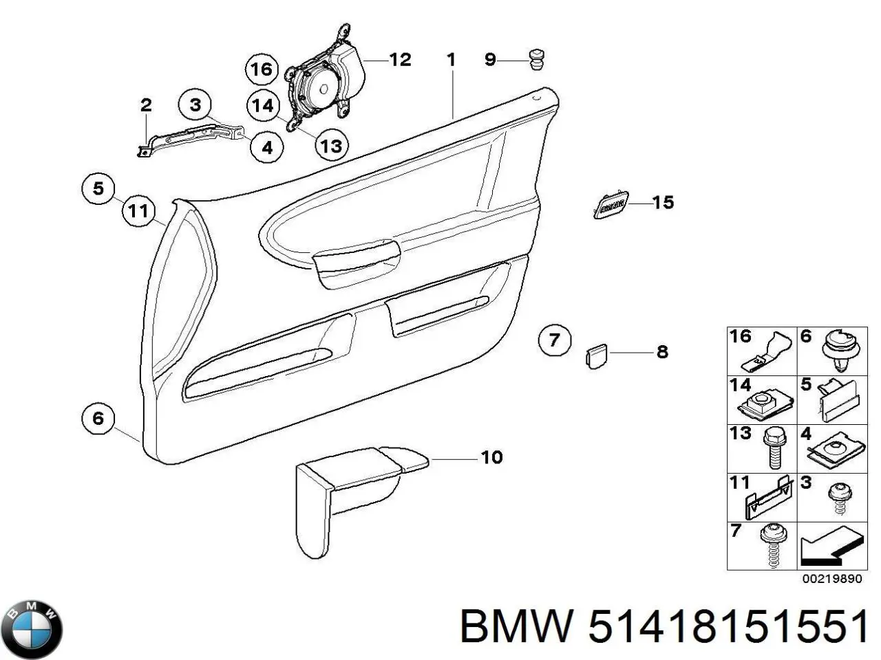  51418151551 BMW