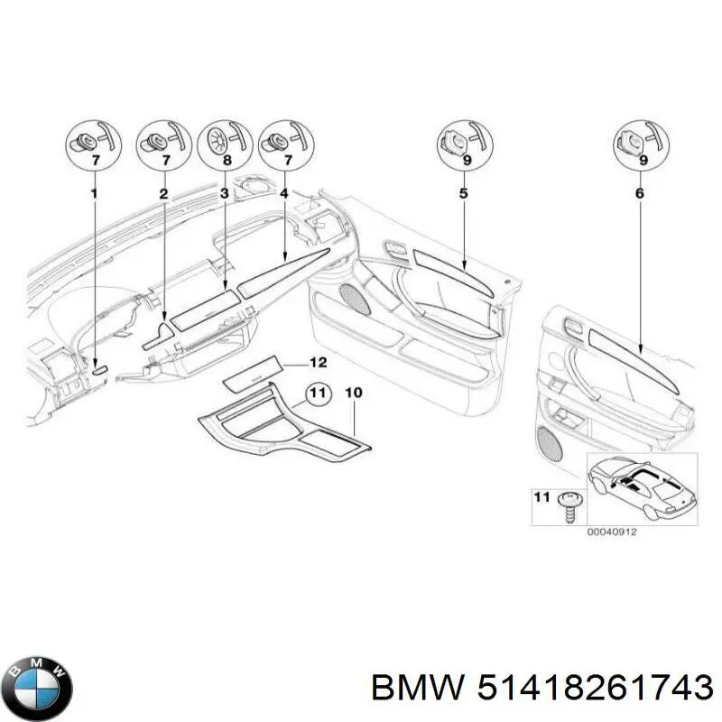 51418261743 BMW 