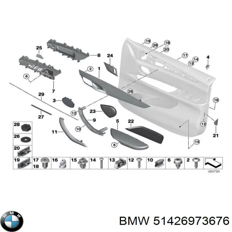  BMW 51426973676 цена, от 13.54 USD