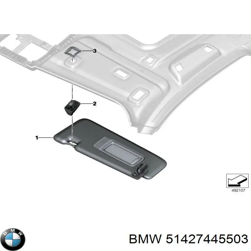 BMW 51427445503 цена, от 31.67 USD