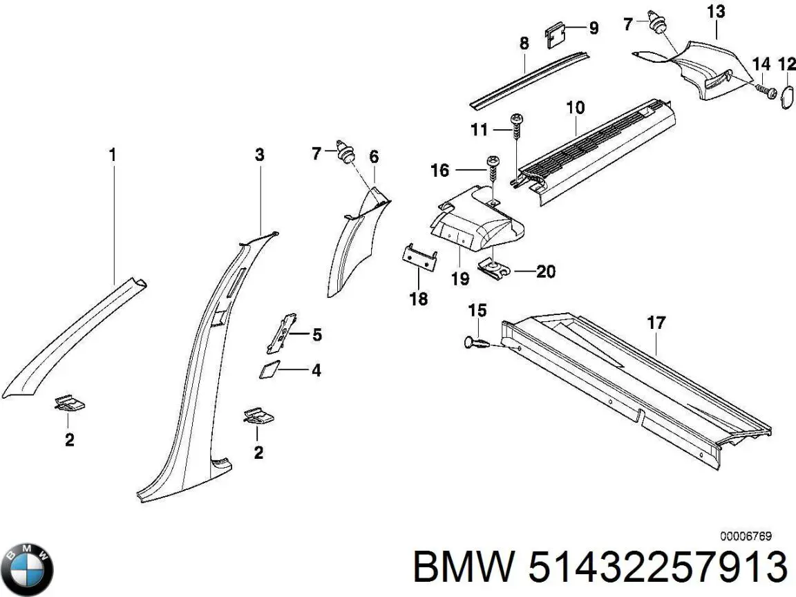 51432257913 BMW 