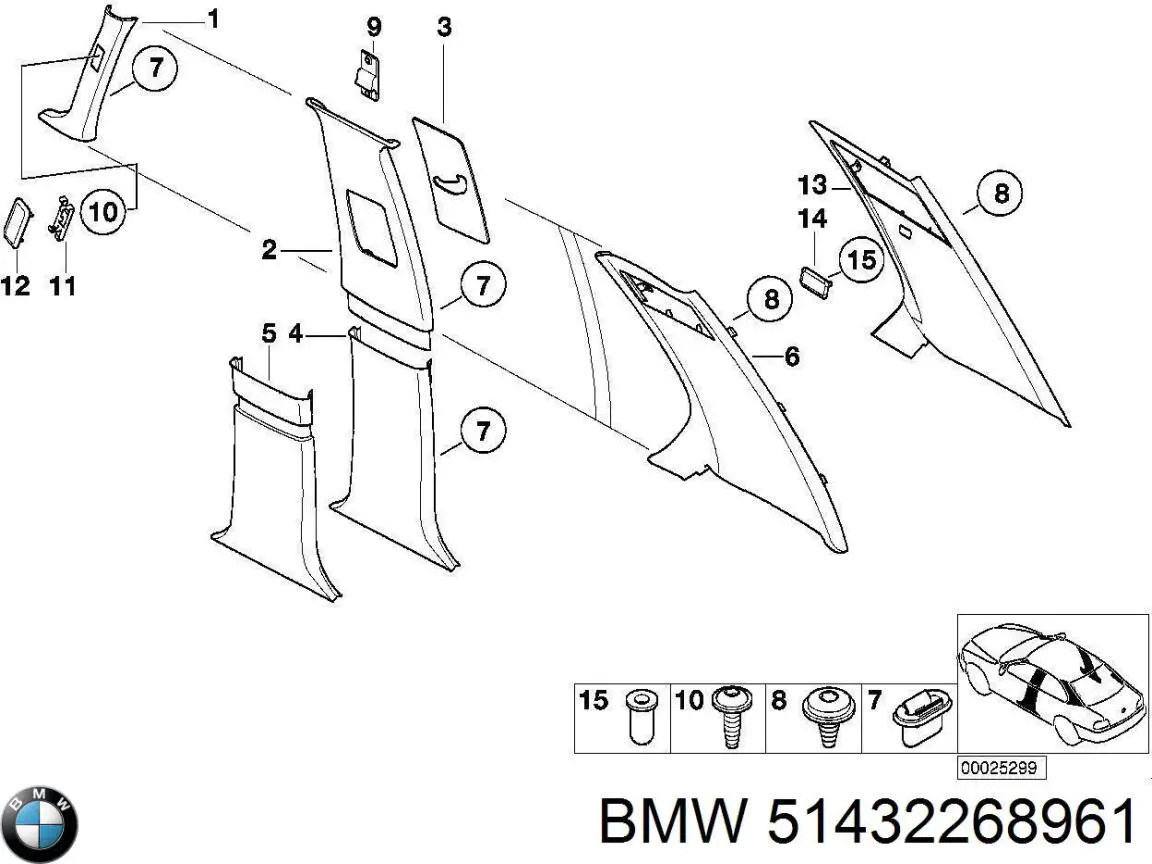  51432268961 BMW