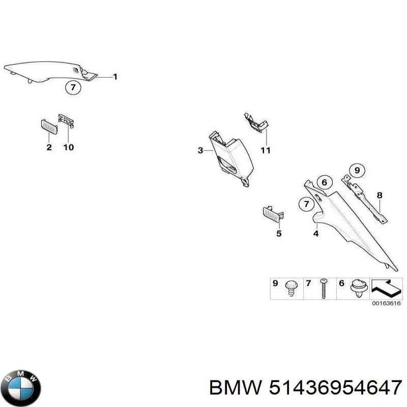  51436954647 BMW