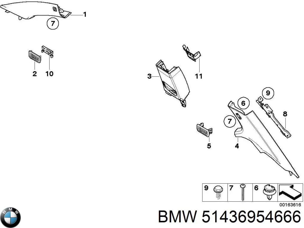  51436954666 BMW