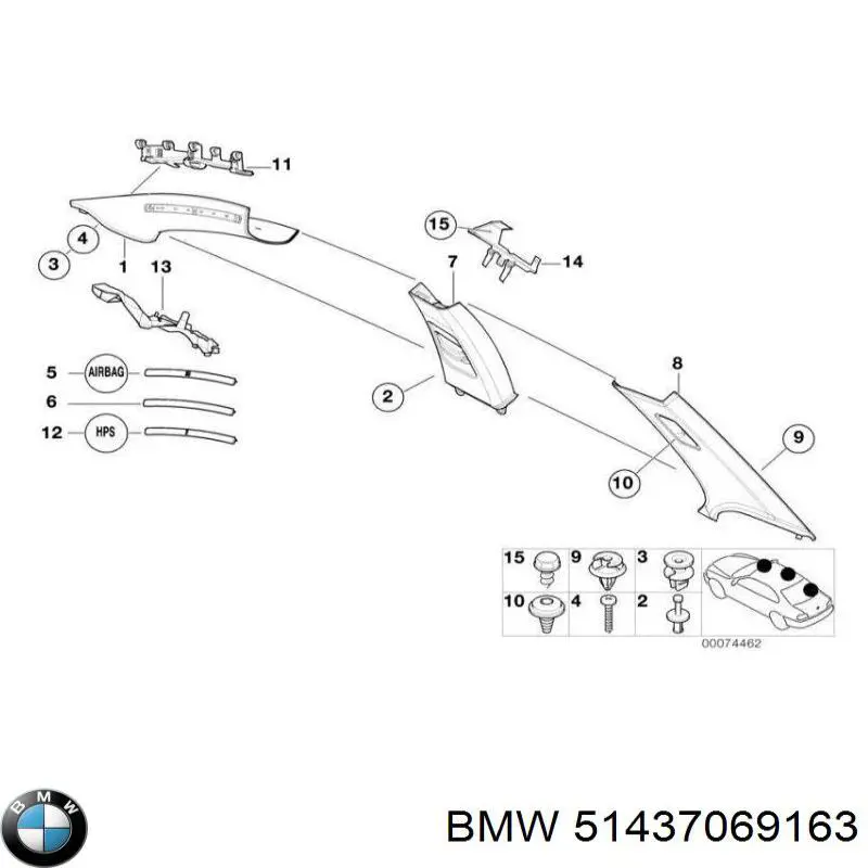  51437069163 BMW