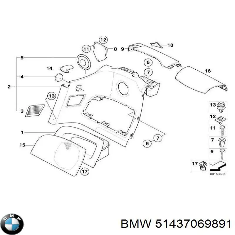  51437069891 BMW