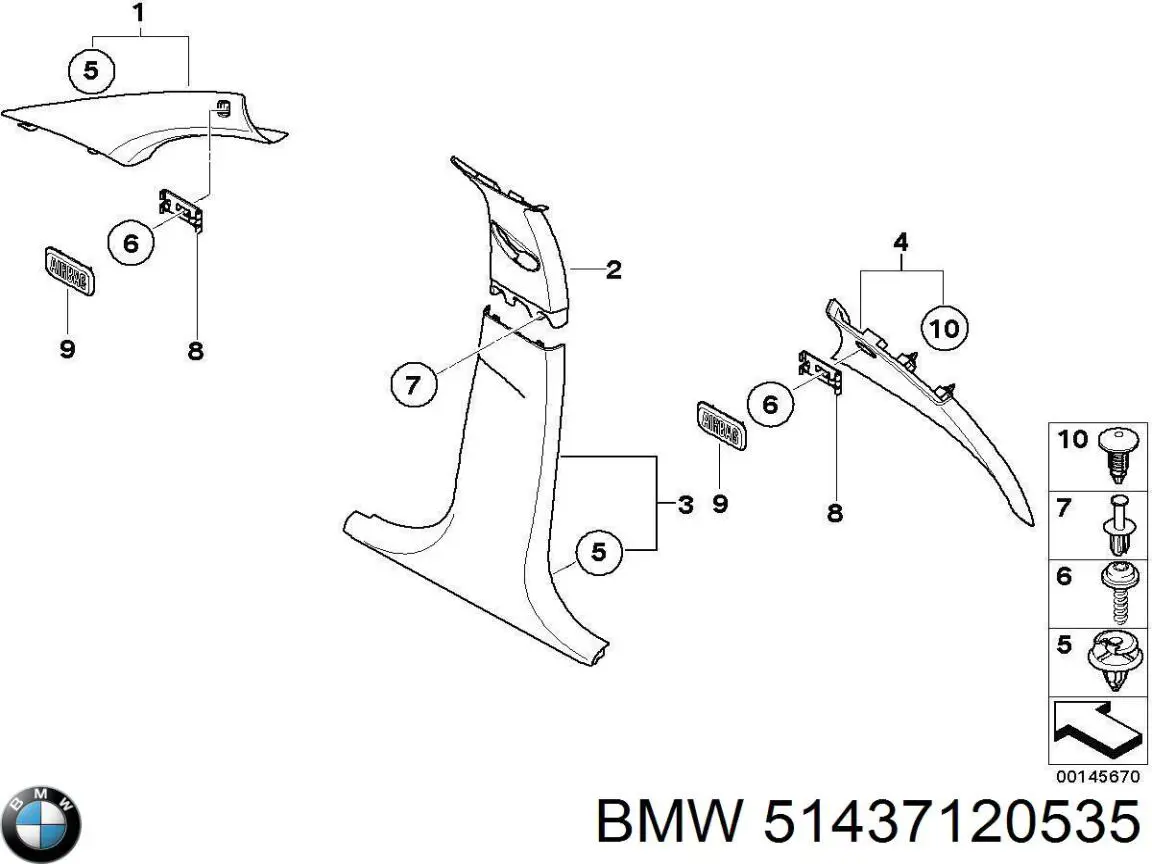  51437120535 BMW