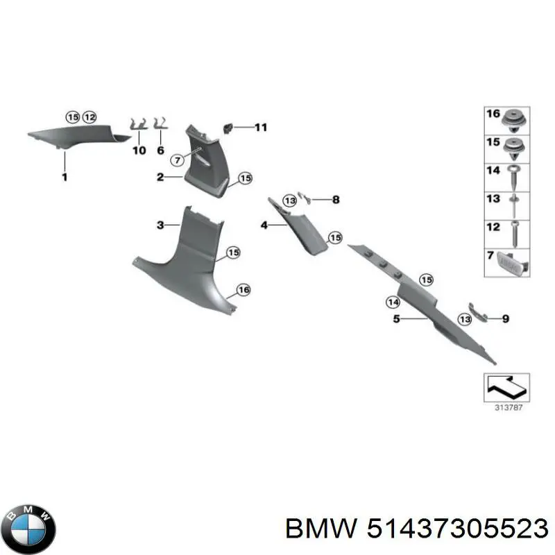 51437305523 BMW 