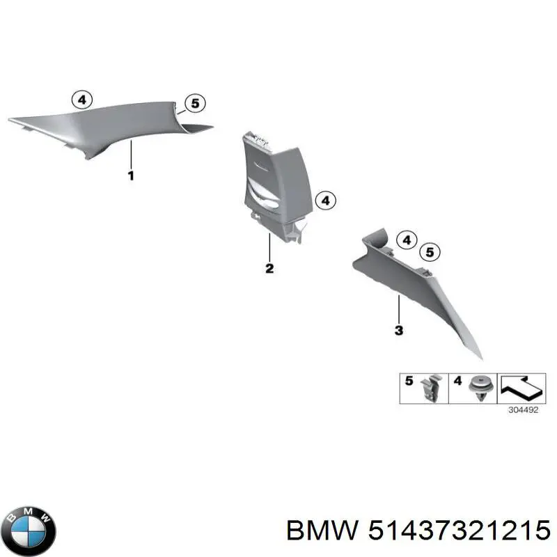 Хомут крепления глушителя задний BMW 51437321215 цена, от 0.91 USD