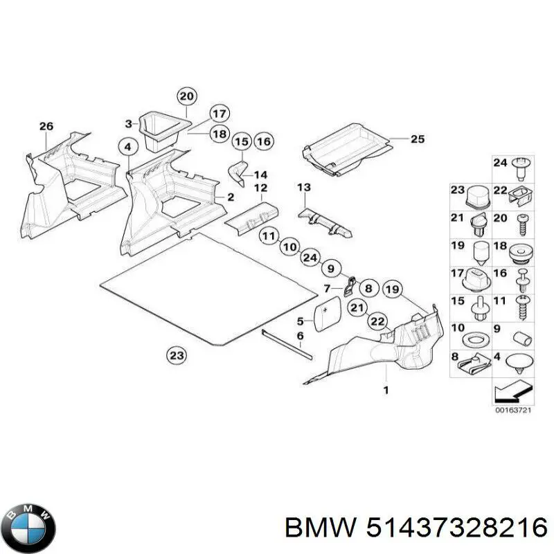  BMW 51437328216 цена, от 113.03 USD