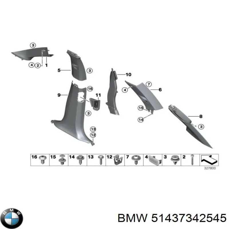  51437342545 BMW