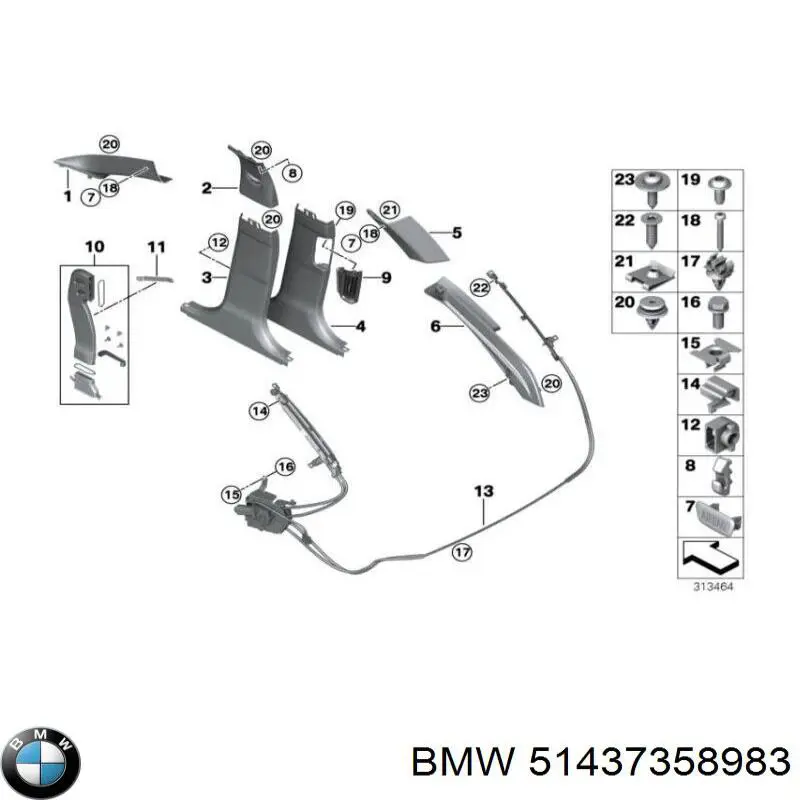  51437358983 BMW