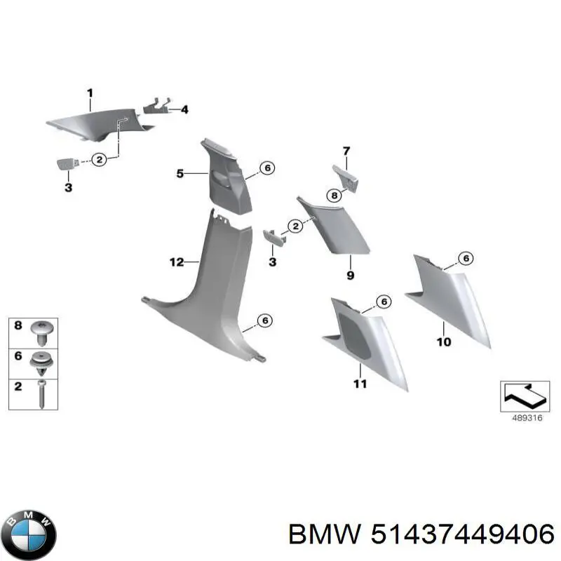  51437449406 BMW