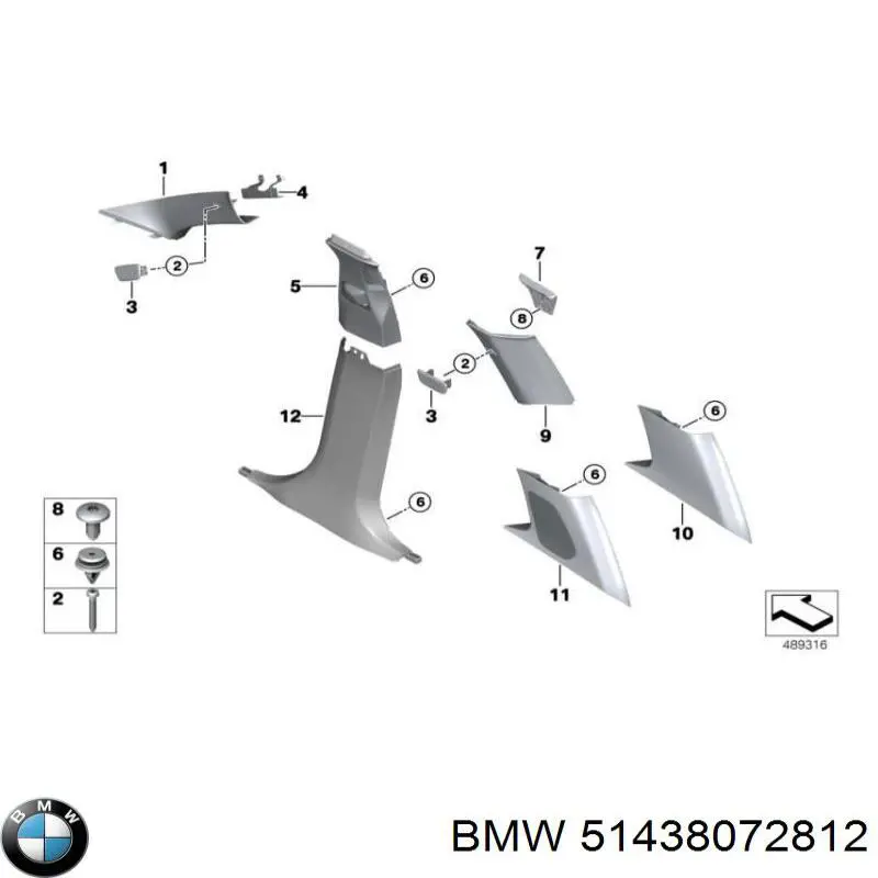 51438072812 BMW 