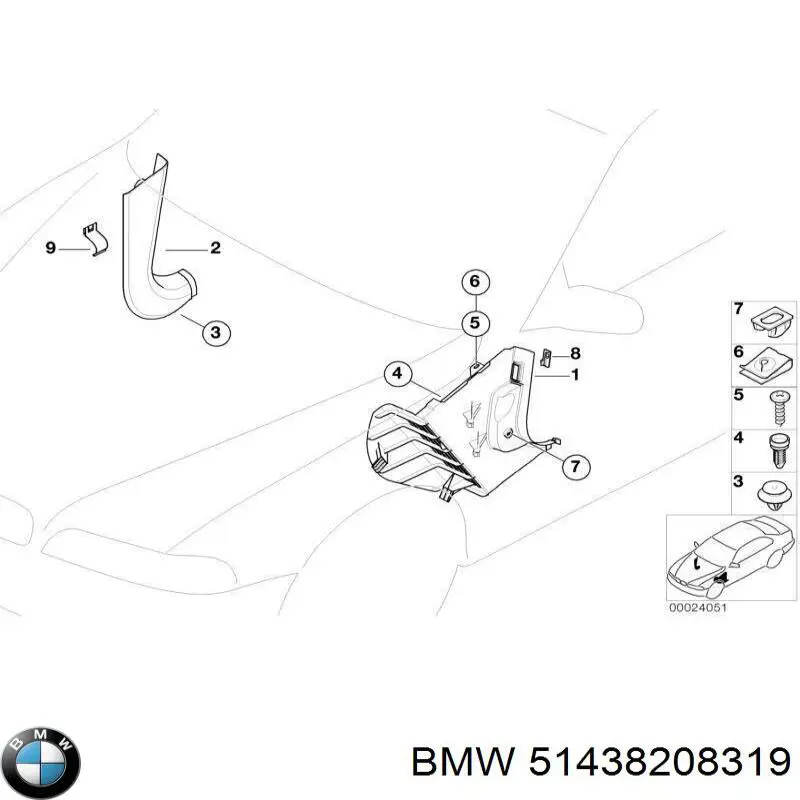  51438208319 BMW