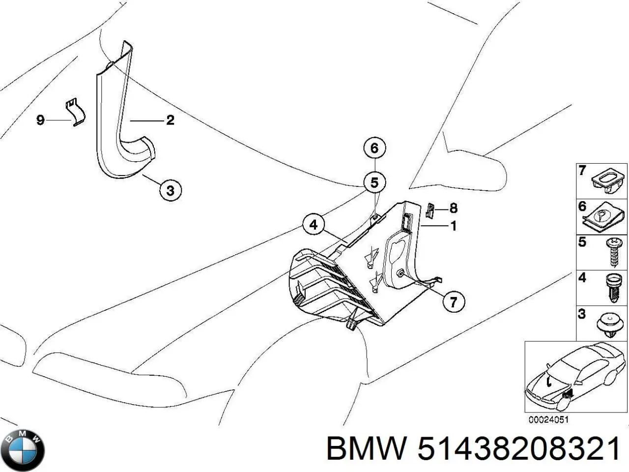 51438208321 BMW 