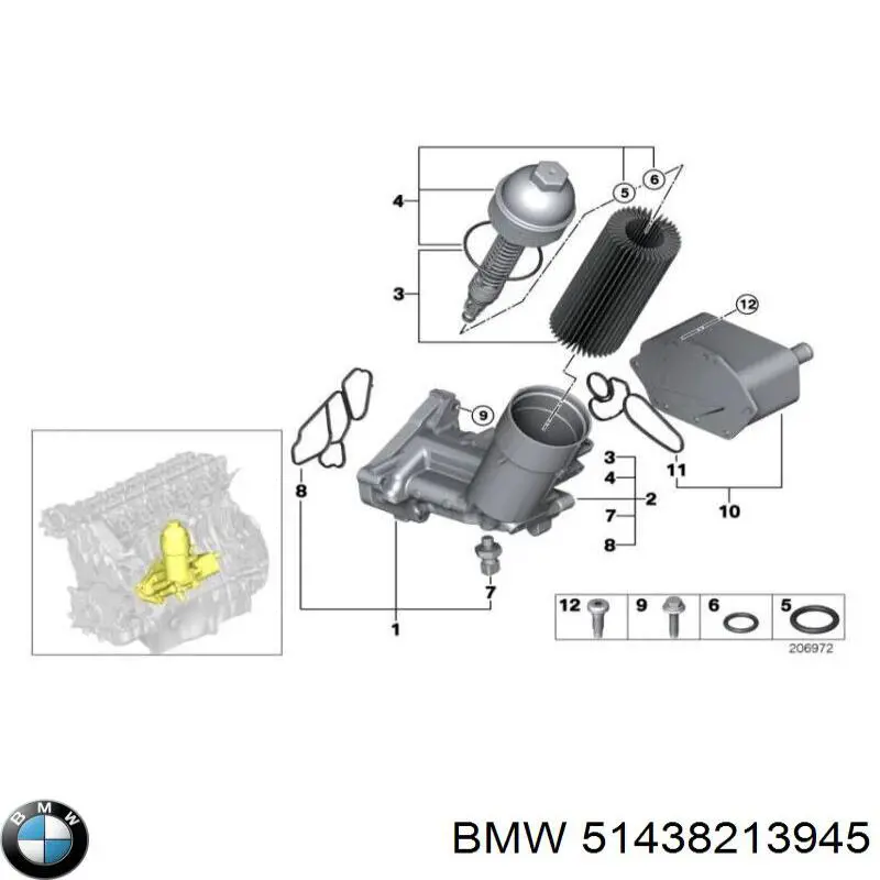 Обшивка стойки кузова внутренняя передняя левая 51438213945 BMW