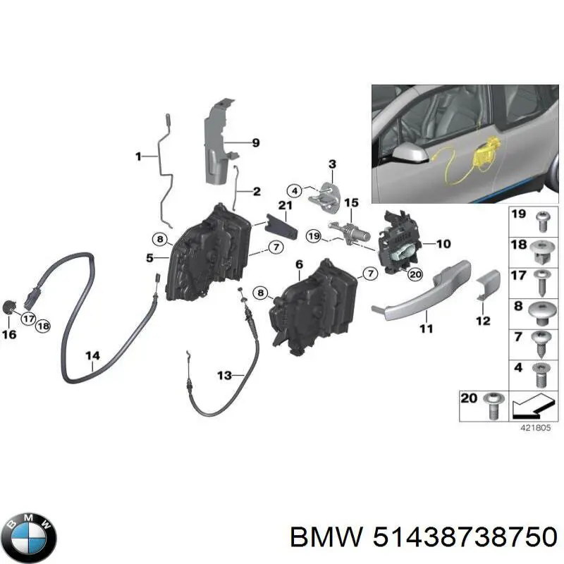  51438738750 BMW