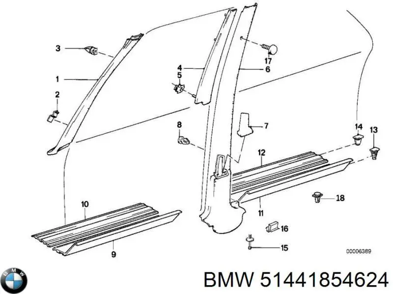  51441854624 BMW