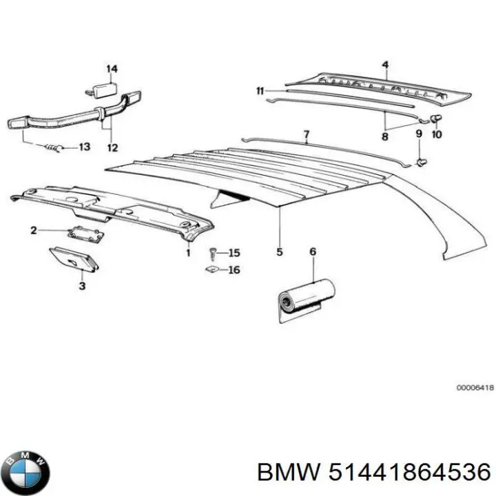 51441864536 BMW 