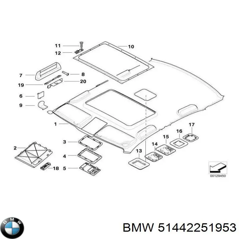 51442251953 BMW 